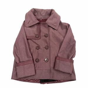 LULULEMON Coco Softshell Bordeaux Drama Peacoat Water Wind Resistant Size 8